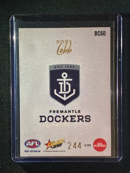 2022 Footy Stars RORY LOBB Blank Canvas 244/250
