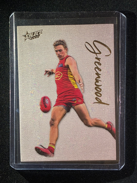 2022 Footy Stars HUGH GREENWOOD Blank Canvas 99/250