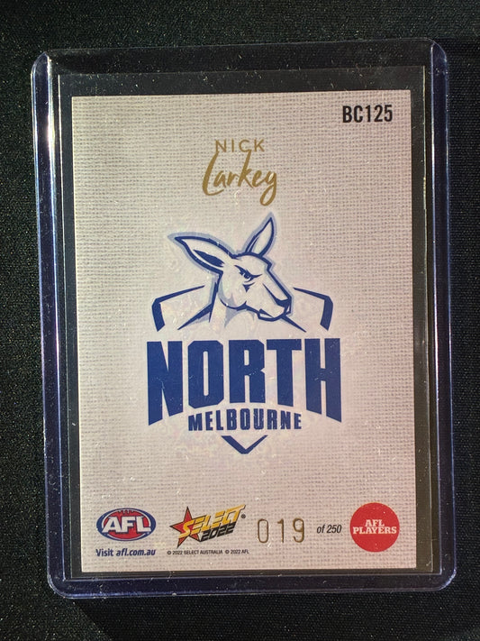2022 Footy Stars NICK LARKEY Blank Canvas 19/250