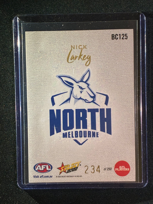2022 Footy Stars NICK LARKEY Blank Canvas 234/250