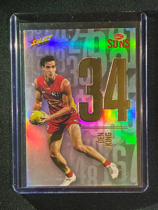 2022 Footy Stars BEN KING Numbers Daylight 40/190
