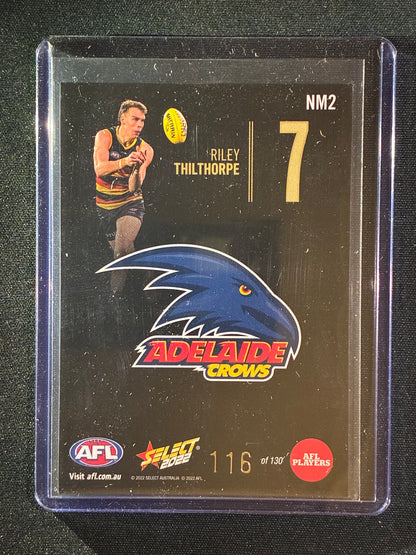 2022 Footy Stars RILEY THILTHORPE Numbers Midnight 116/130