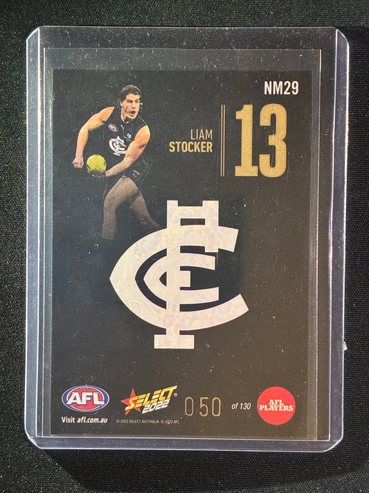 2022 Footy Stars LIAM STOCKER Numbers Midnight 50/130