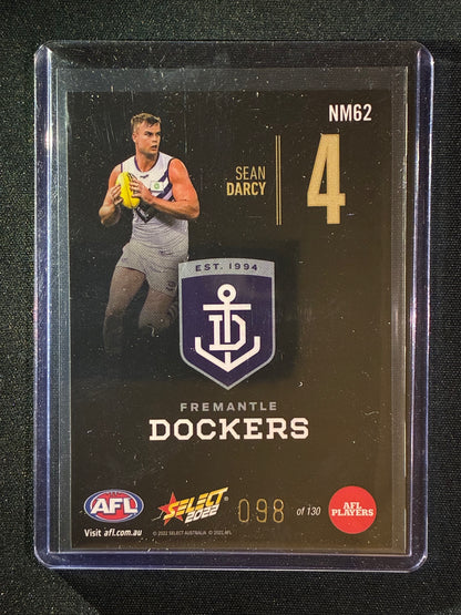 2022 Footy Stars SEAN DARCY Numbers Midnight 98/130