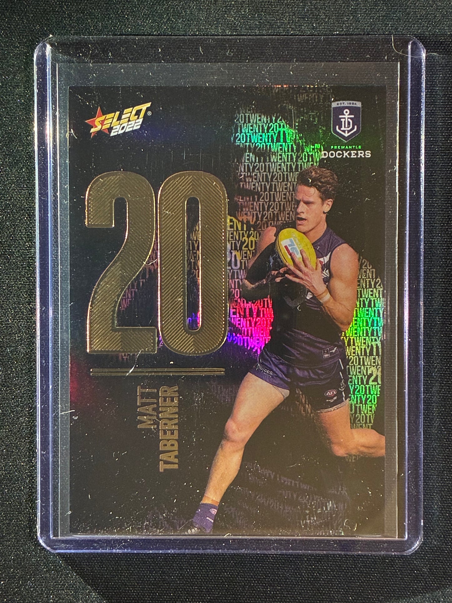 2022 Footy Stars MATT TABERNER Numbers Midnight 43/130