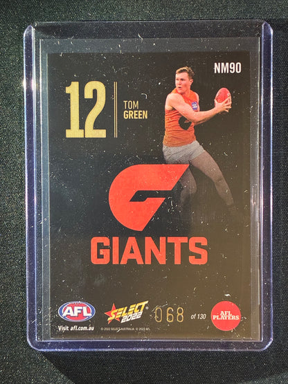 2022 Footy Stars TOM GREEN Numbers Midnight 68/130