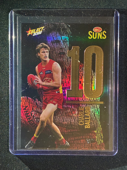 2022 Footy Stars CHARLIE BALLARD Numbers Midnight 13/130