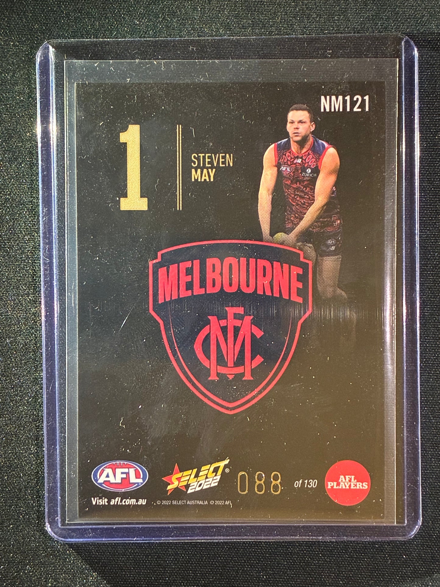 2022 Footy Stars STEVEN MAY Numbers Midnight 88/130
