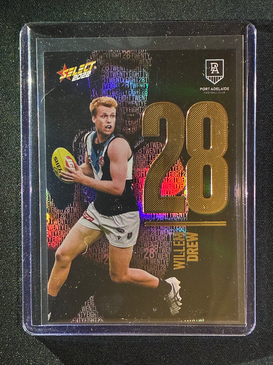 2022 Footy Stars WILLEM DREW Numbers Midnight 34/130