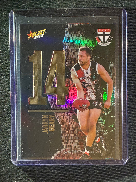 2022 Footy Stars JARRYN GEARY Numbers Midnight 89/130