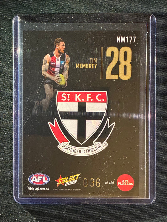 2022 Footy Stars TIM MEMBREY Numbers Midnight 36/130