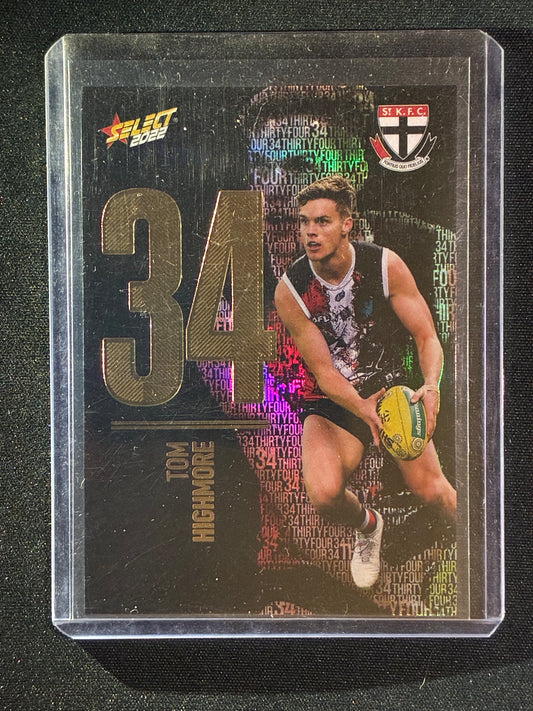 2022 Footy Stars TOM HIGHMORE Numbers Midnight 12/130
