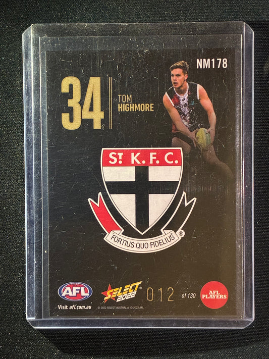 2022 Footy Stars TOM HIGHMORE Numbers Midnight 12/130