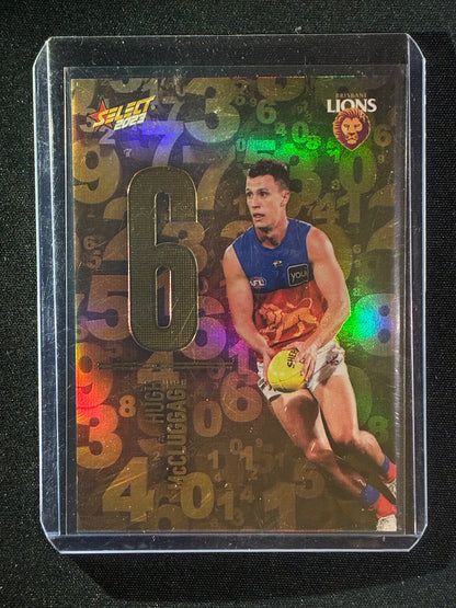 2023 Footy Stars HUGH MCCLUGGAGE Numbers Gold 254/255