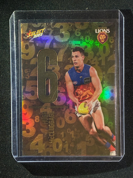 2023 Footy Stars HUGH MCCLUGGAGE Numbers Gold 254/255