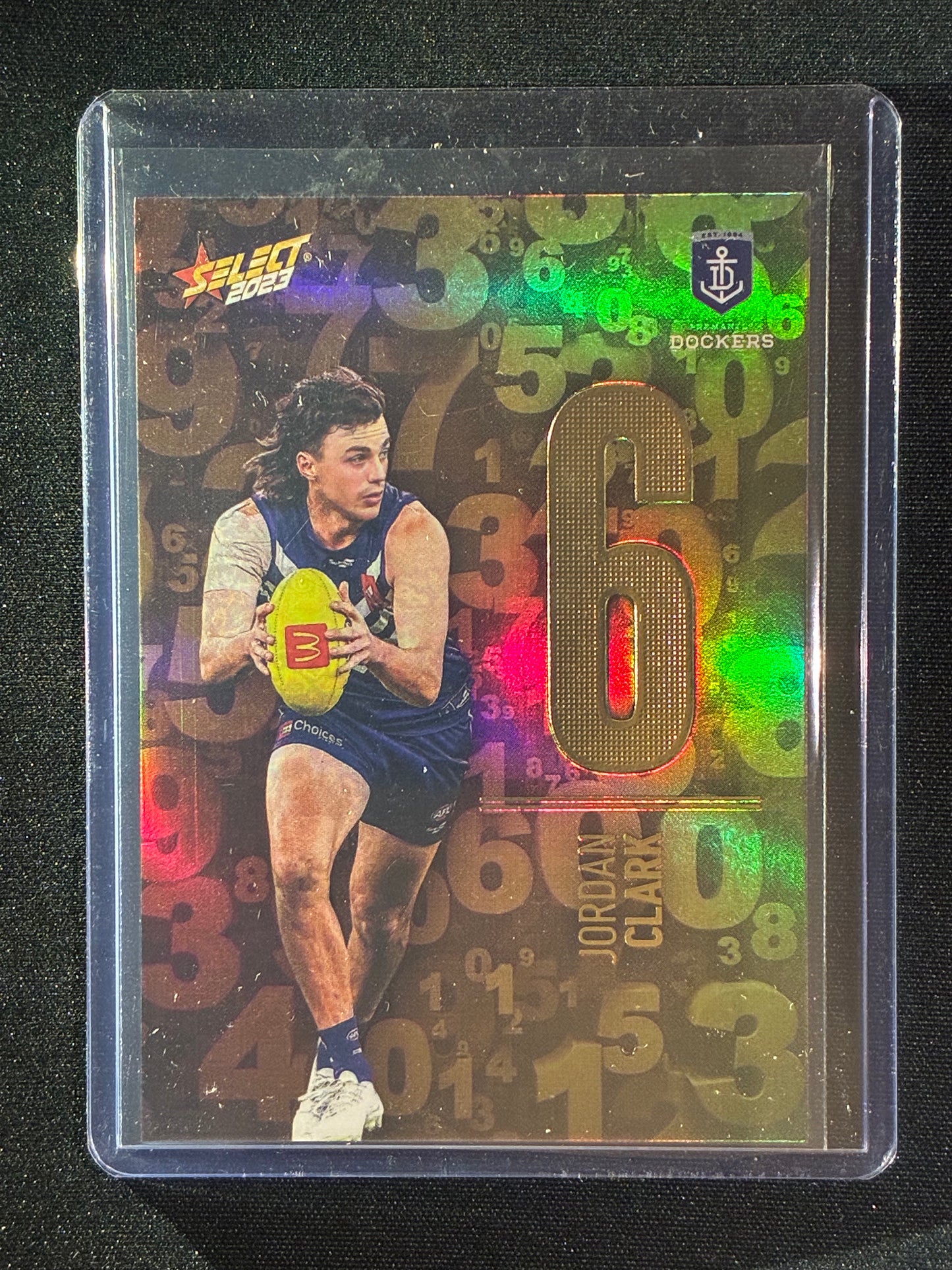 2023 Footy Stars JORDAN CLARK Numbers Gold 40/255