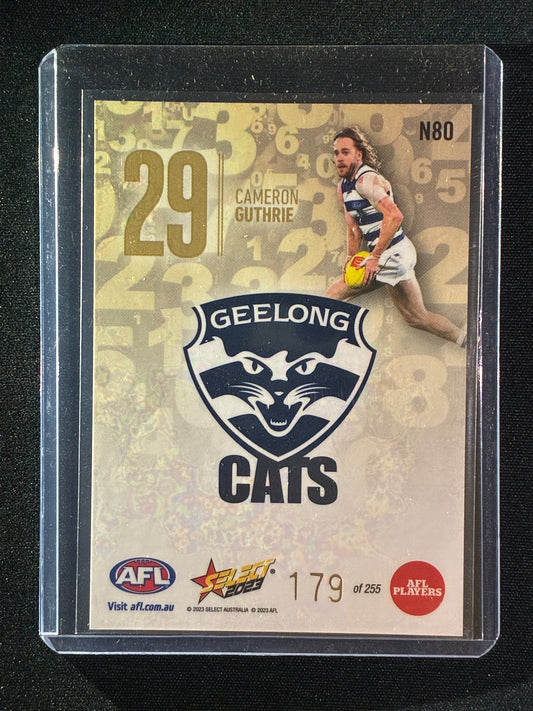 2023 Footy Stars CAMERON GUTHRIE Numbers Gold 179/255