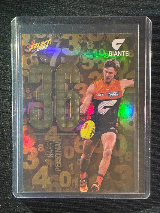 2023 Footy Stars HARRY PERRYMAN Numbers Gold 135/255