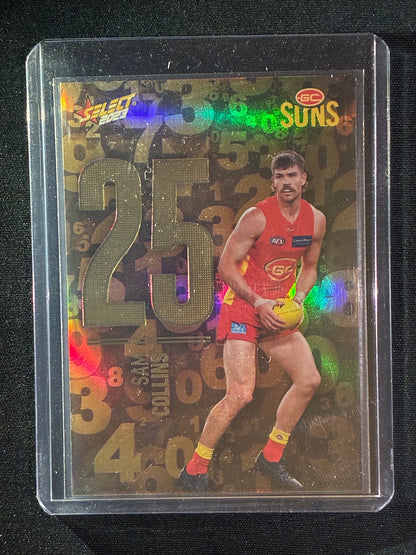 2023 Footy Stars SAM COLLINS Numbers Gold 87/255