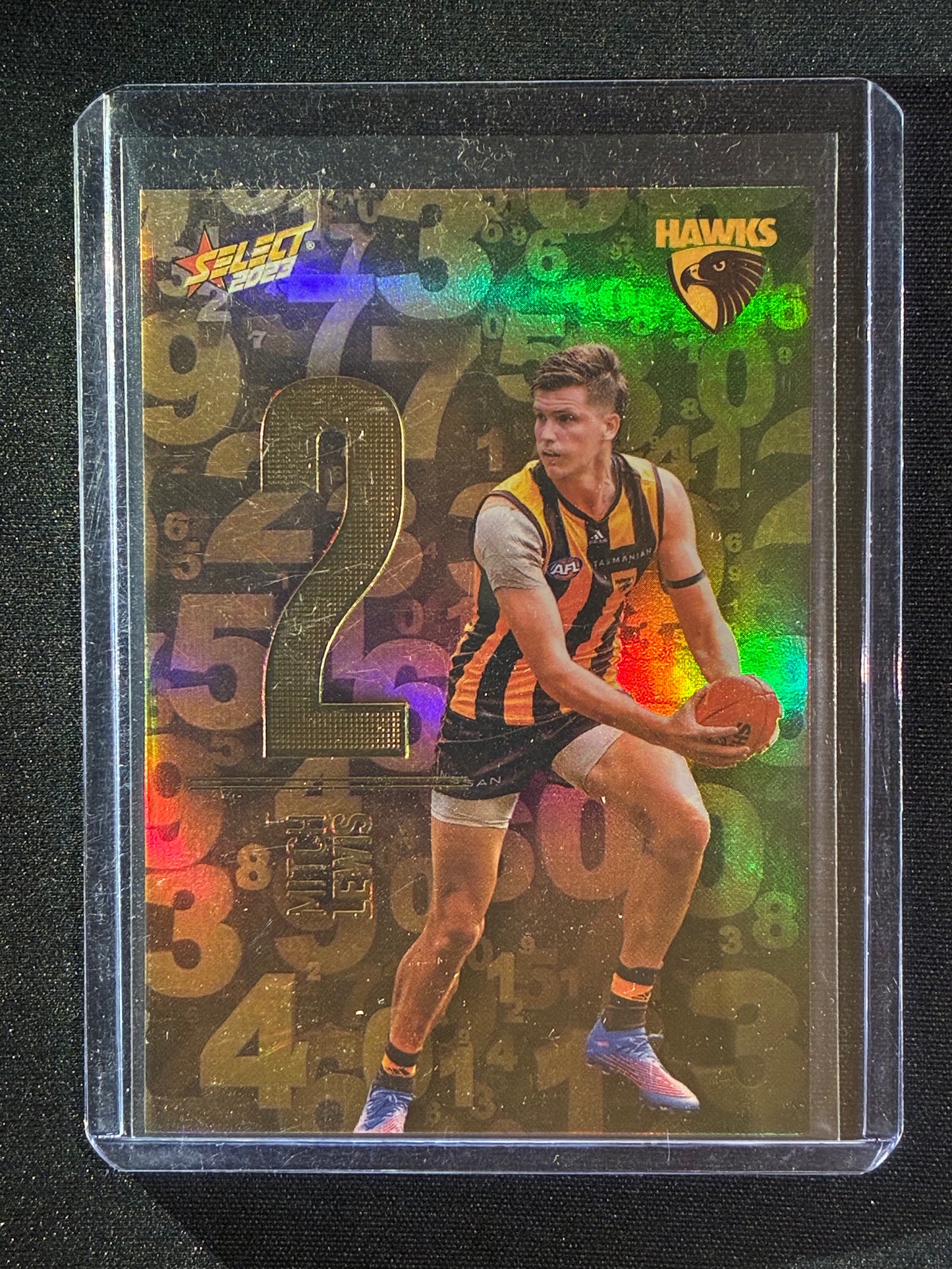 2023 Footy Stars MITCH LEWIS Numbers Gold 203/255