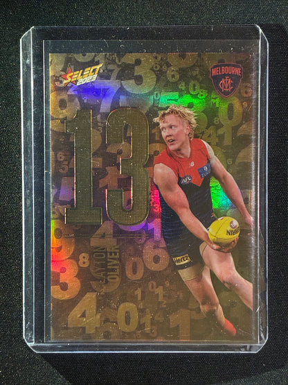 2023 Footy Stars CLAYTON OLIVER Numbers Gold 122/255