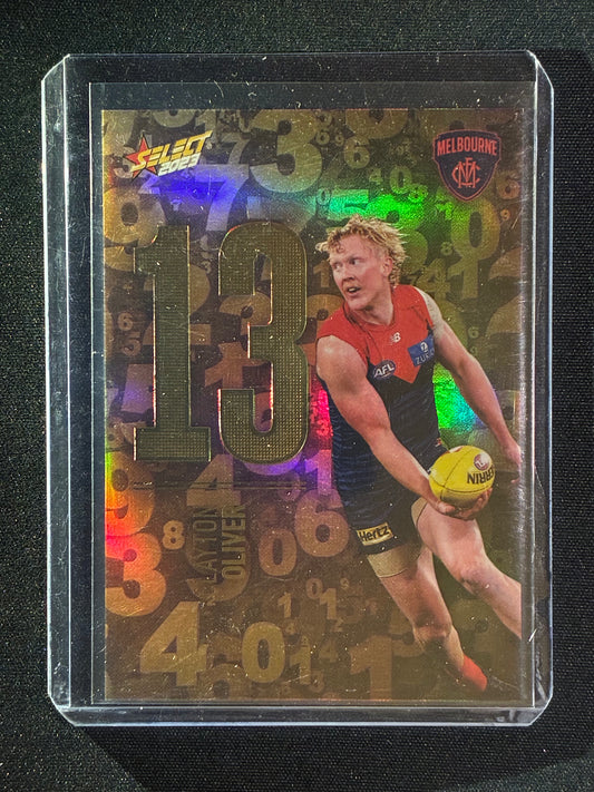 2023 Footy Stars CLAYTON OLIVER Numbers Gold 122/255
