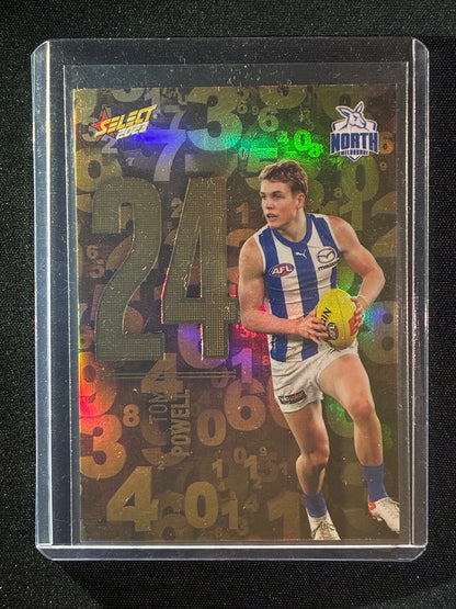 2023 Footy Stars TOM POWELL Numbers Gold 74/255