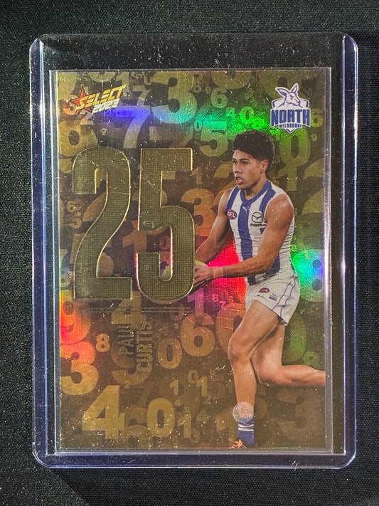 2023 Footy Stars PAUL CURTIS Numbers Gold 179/255