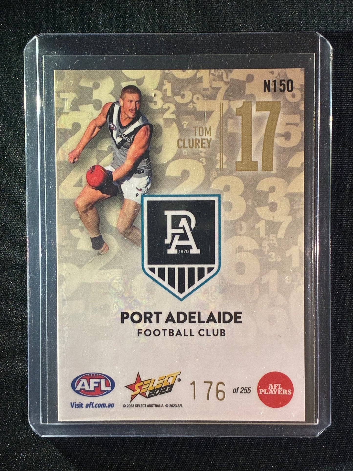2023 Footy Stars TOM CLUREY Numbers Gold 176/255