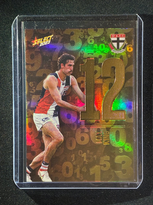 2023 Footy Stars MAX KING Numbers Gold 229/255