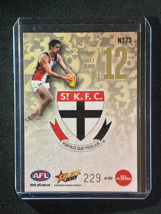 2023 Footy Stars MAX KING Numbers Gold 229/255