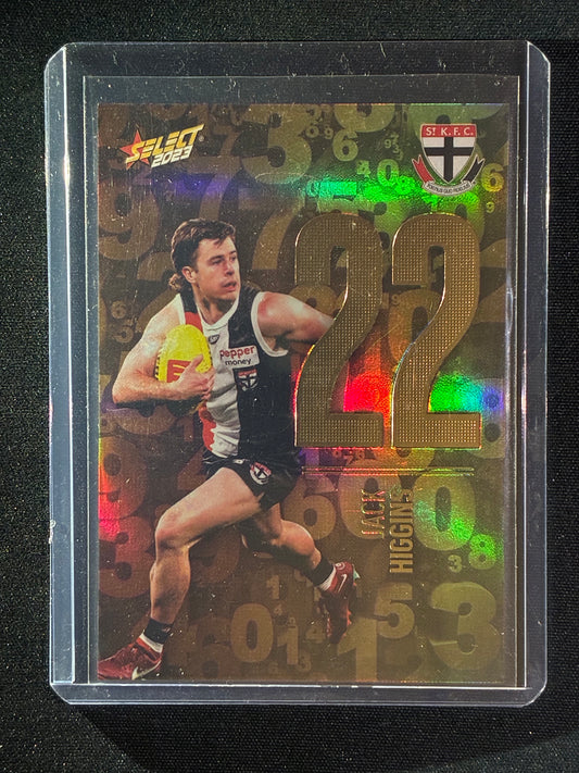 2023 Footy Stars JACK HIGGINS Numbers Gold 135/255