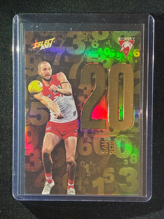 2023 Footy Stars SAM REID Numbers Gold 209/255