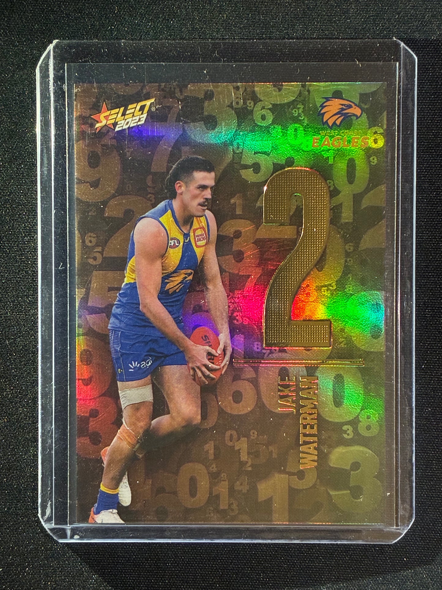 2023 Footy Stars JAKE WATERMAN Numbers Gold 238/255