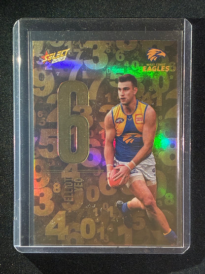 2023 Footy Stars ELLIOTT YEO Numbers Gold 176/255