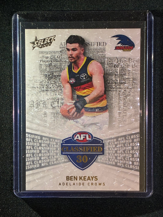 2022 Footy Stars BEN KEAYS AFL Classified White 214/270