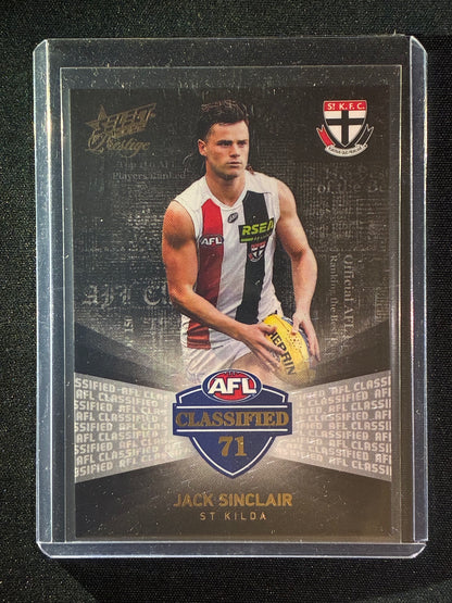 2022 Footy Stars Prestige JACK SINCLAIR AFL Classified Midnight 46/60