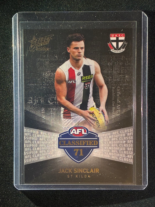 2022 Footy Stars Prestige JACK SINCLAIR AFL Classified Midnight 50/60