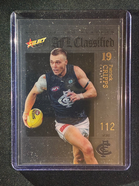 2023 Footy Stars PATRICK CRIPPS AFL Classified Acetate 112/365