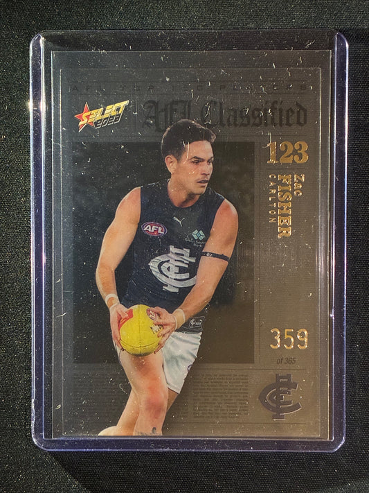 2023 Footy Stars ZAC FISHER AFL Classified Acetate 359/365