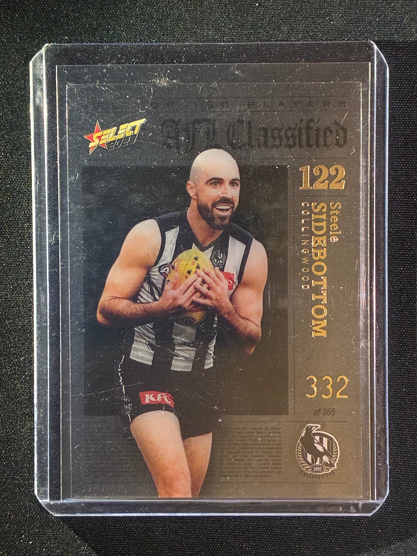 2023 Footy Stars STEELE SIDEBOTTOM AFL Classified Acetate 332/365