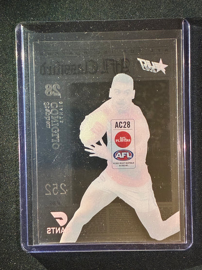 2023 Footy Stars STEPHEN CONIGLIO AFL Classified Acetate 252/365