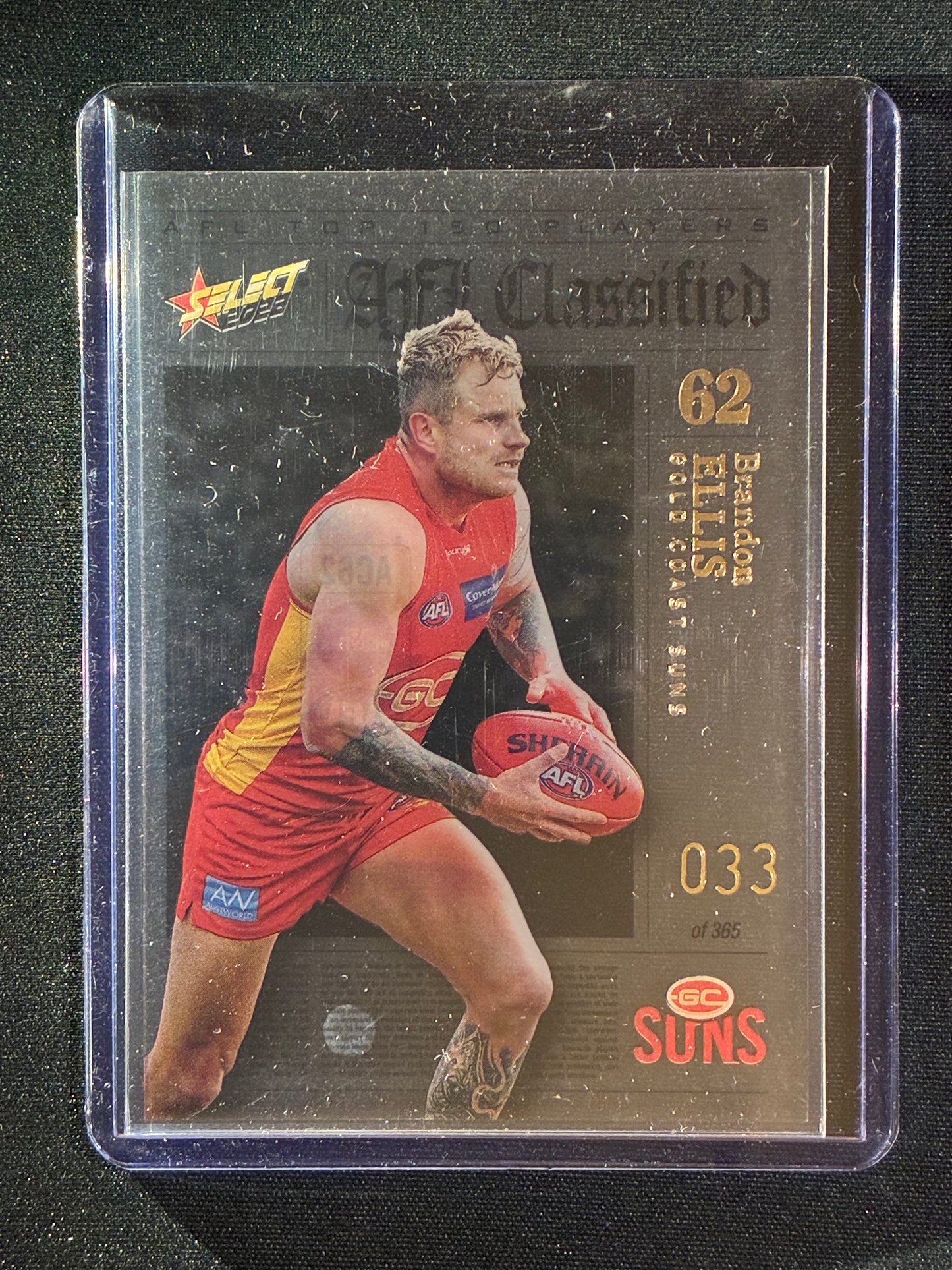 2023 Footy Stars BRANDON ELLIS AFL Classified Acetate 33/365