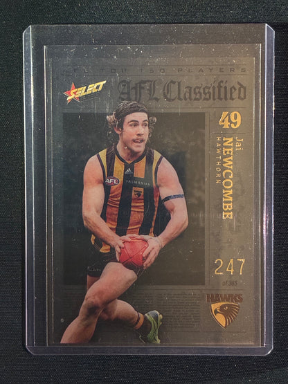 2023 Footy Stars JAI NEWCOMBE AFL Classified Acetate 247/365