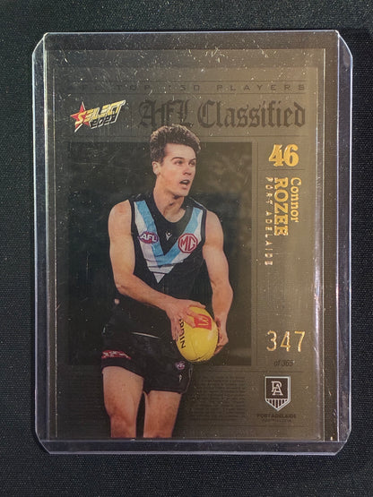 2023 Footy Stars CONNOR ROZEE AFL Classified Acetate 347/365