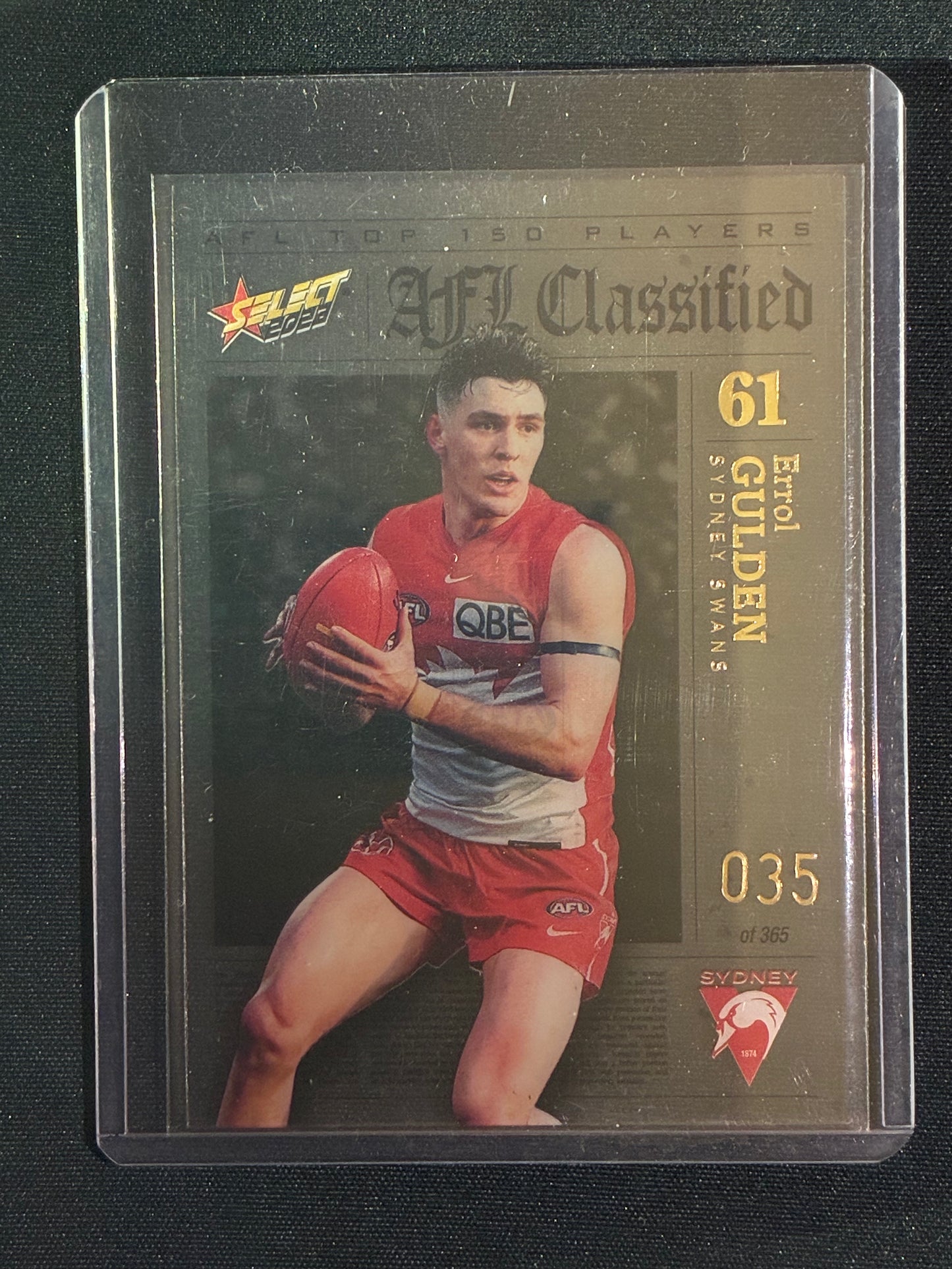 2023 Footy Stars ERROL GULDEN AFL Classified Acetate 35/365