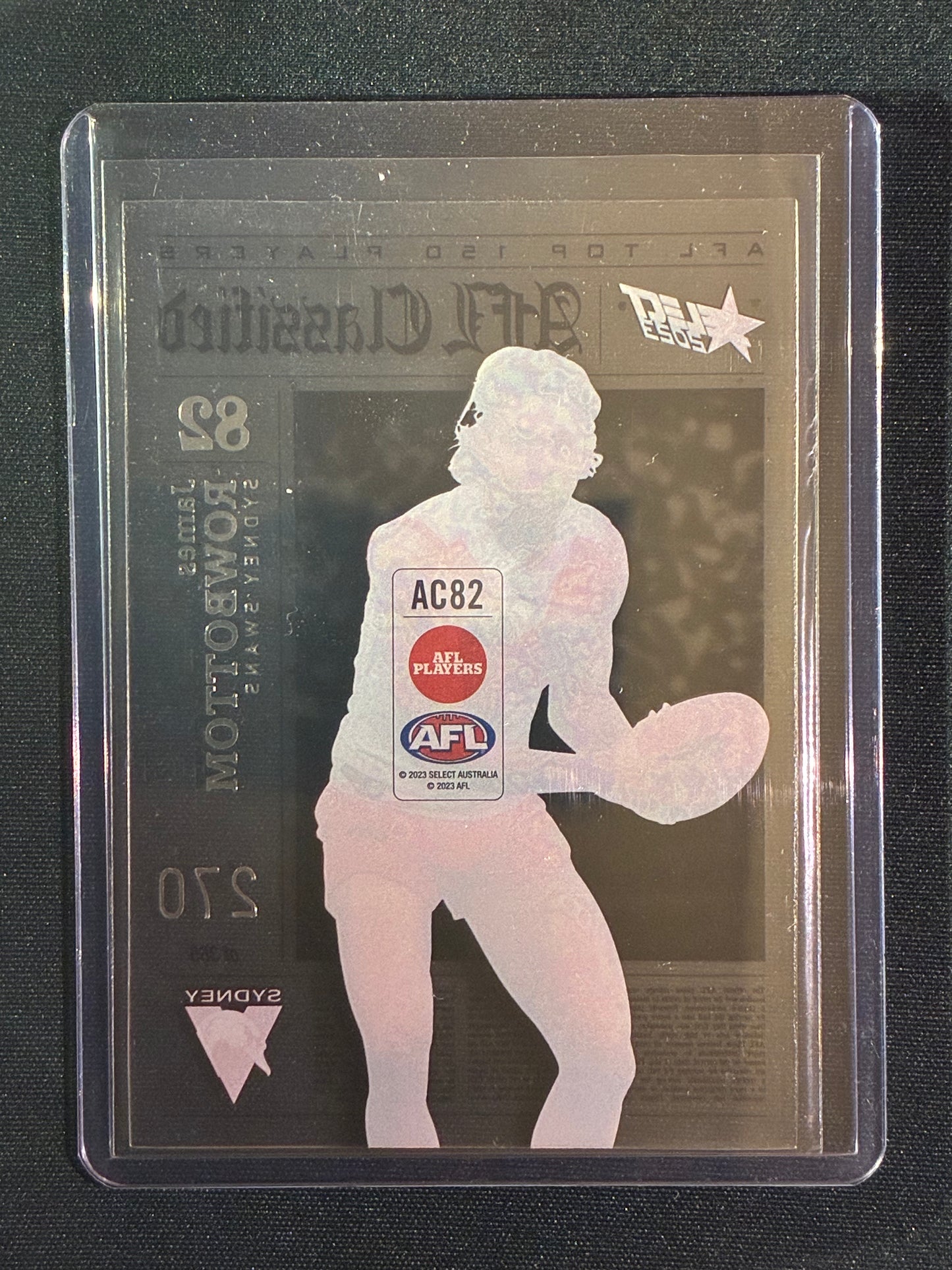 2023 Footy Stars JAMES ROWBOTTOM AFL Classified Acetate 270/365