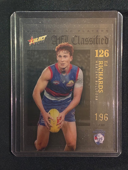 2023 Footy Stars ED RICHARDS AFL Classified Acetate 196/365