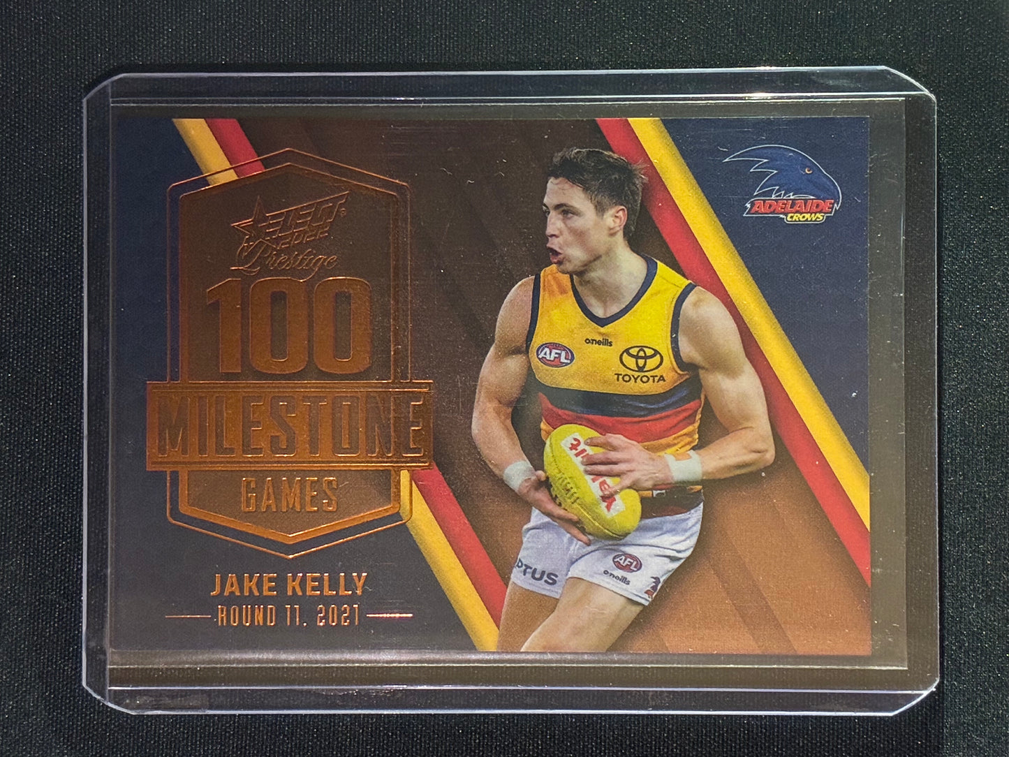 2022 Footy Stars Prestige JAKE KELLY AFL Milestone Games 68/195