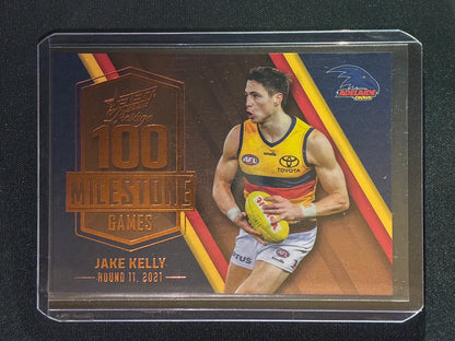 2022 Footy Stars Prestige JAKE KELLY AFL Milestone Games 68/195